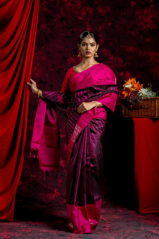 shrivvi-purple-silk-saree-with-pink-border